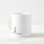 Drôle "T-Rex" mariage Humour Mug cadeau (Devant gauche)