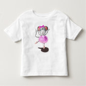 Drôle T-shirt Toddler Ballerina Mouse Ballet Danse (Devant)