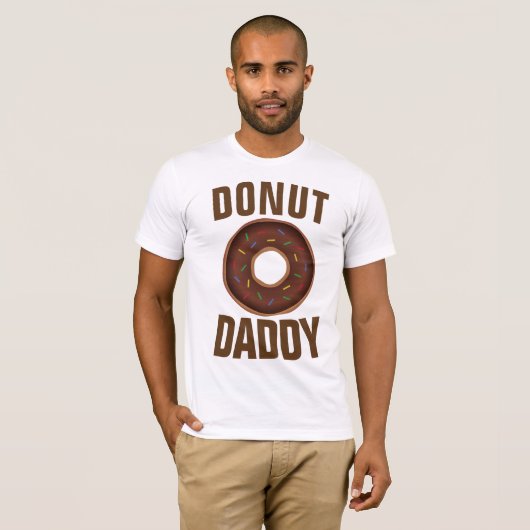 Drôle T-shirts DAD, DONUT DADDY (Devant entier)