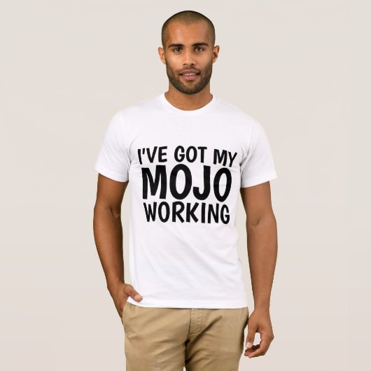 Drôle T-shirts Hommes, MOJO (Devant entier)