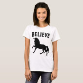 Drôle T-shirts UNICORN CROIRE (Devant entier)