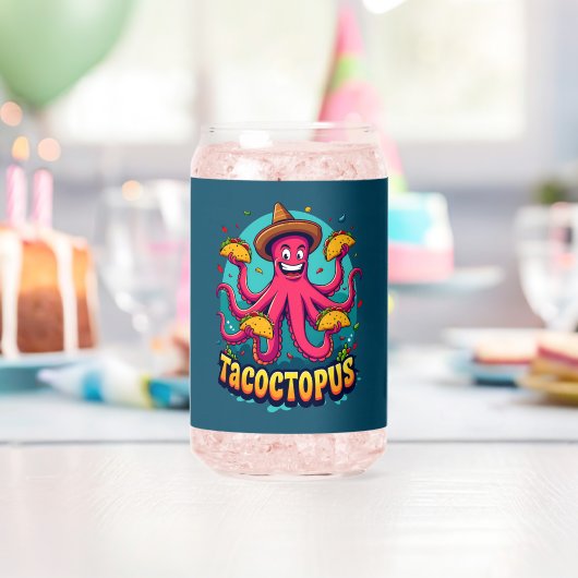 Drôle Taco Octopus Cartoon Alimentation Pun (Insitu (Anniversaire))