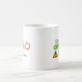 DRÔLE ! Tasse à café « Papa est déconnecté » (Centre)