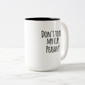 Drôle tasse de café-Ne touchez pas ma tasse paysan (Devant droit)