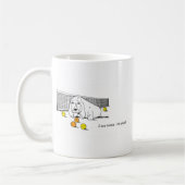 Drôle Tennis Jouer Basset Hound Mug (Gauche)