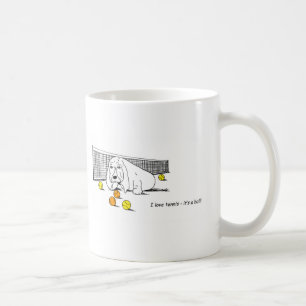 Drôle Tennis Jouer Basset Hound Mug