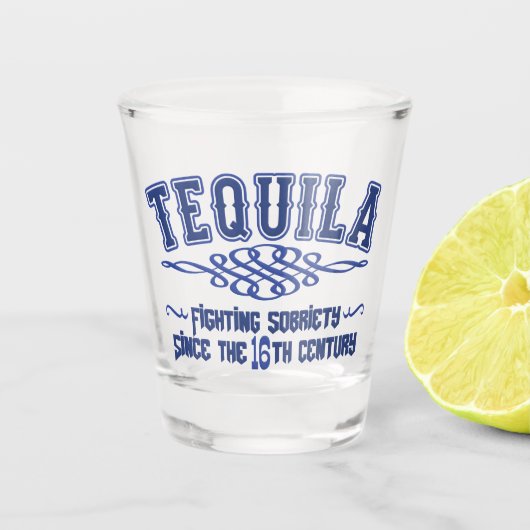 Drôle TEQUILA Verre de tir (Devant)