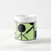 Drôle Tétanus Shot Stickman Mug - 097 (Centre)