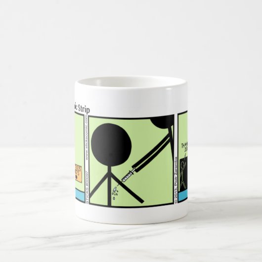 Drôle Tétanus Shot Stickman Mug - 097 (Centre)