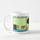 Drôle Tétanus Shot Stickman Mug - 097 (Gauche)
