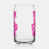 Drôle Texte Personnalisé Pense Moins Stupide Plus (Gauche)