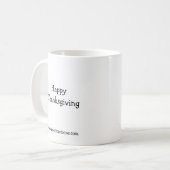 Drôle Thanksgiving Football Humour Mug (Devant gauche)