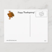 Drôle Thanksgiving Humour carte postale "Spectickl (Dos)