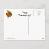 Drôle Thanksgiving Humour carte postale "Spectickl (Dos)