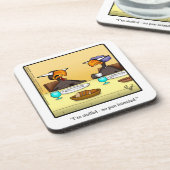 Drôle Thanksgiving Humour Dessous de verre cadeau (Côté gauche)