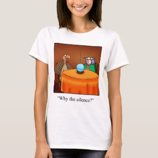 Drôle Thanksgiving Turkey Fortune Cartoon T-Shirt
