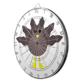Drôle Thanksgiving Turquie Cible de flechettes (Devant droit)