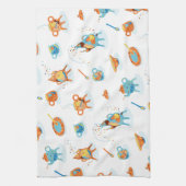Drôle thé - fête. serviette de cuisine (Vertical)