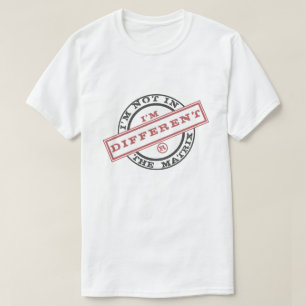 Drôle Timbre T-Shirt Texte Différent - Texte perso