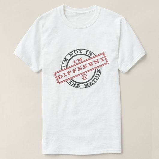 Drôle Timbre T-Shirt Texte Différent - Texte perso (Design devant)