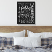 Drôle Toile de salle de bain Imprimer (Insitu(Chambre))