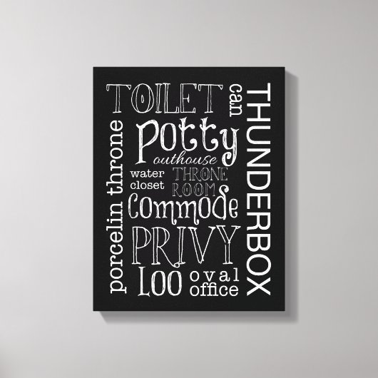 Drôle Toile de salle de bain Imprimer (Recto)