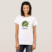 Drôle Tortoise Question Big Butt T-Shirts (Devant entier)