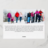 Drôle Tout n'est pas calme Carte photo de vacances (Verso)