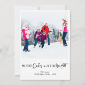 Drôle Tout n'est pas calme Carte photo de vacances (Devant)