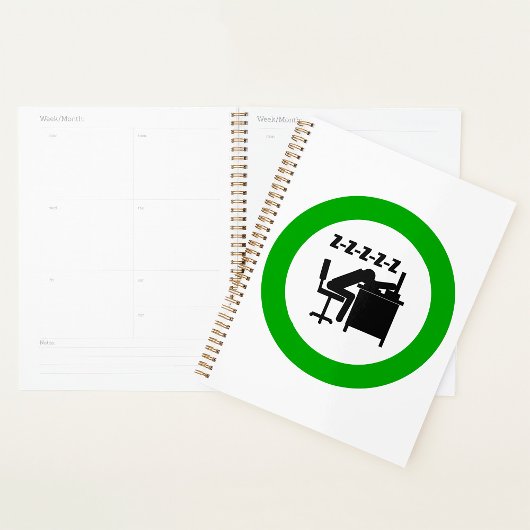 Drôle Travailleur de bureau dormant au bureau