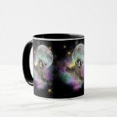 Drôle Trois Raccoons Mug (Devant gauche)