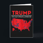 Drôle Trump Cette carte est approuvée par le Père<br><div class="desc">Funny Trump Cette carte est approuvée par le Père Noël Santa Christmas Tank Top</div>