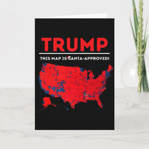 Drôle Trump Cette Carte Est Approuvée Par Santa Sa