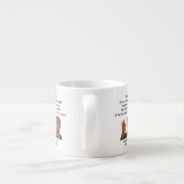 Drôle Trump Chien Papa Fête des pères Expresso Mug (Dos)