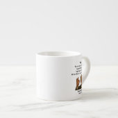 Drôle Trump Chien Papa Fête des pères Expresso Mug (Devant droit)