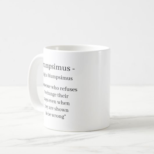 Drôle Trumpsimus Mug (Devant gauche)