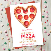 Drôle, tu as volé une pizza, mon coeur, la carte d