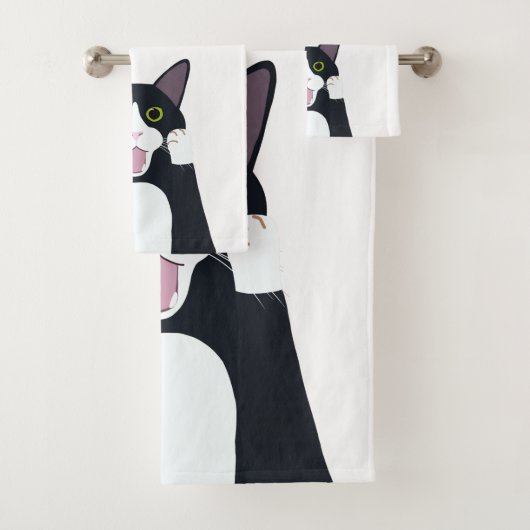 Drôle tuxedo chat jeu de mots (En situation)