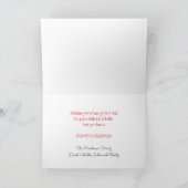 Drôle Tuxedo Kitten Cat Carte de Noël (Intérieur)