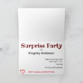 Drôle Twitter plaisanter Post Invitation de la fêt (Intérieur)