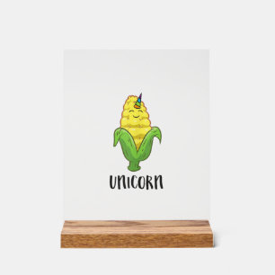 Drôle Uni Maïs Licorne Amoureux de Maïs Agriculteu