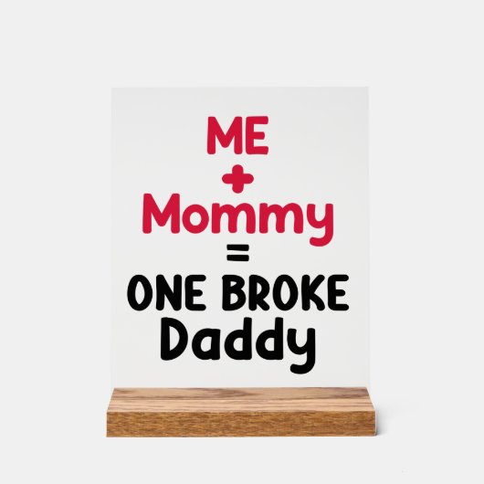 Drôle unisex cassé papa mot art nursery (Recto)