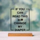 Drôle unisex couche changer mot art (Neutre)