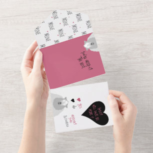 Drôle Veau Mignon Êtes-vous Mien? Carte de Proposi