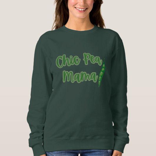Drôle Vegan Chic Pea Mama Sweatshirt femme (Devant)