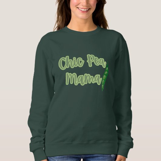Drôle Vegan Chic Pea Mama Sweatshirt femme (Devant)