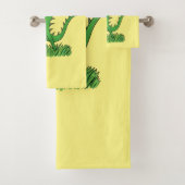 Drôle vert souriant animé lézard d'iguane (En situation)