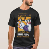 Drôle Vêtements de Bowling Smart People Pullover H (Devant)