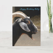 Drôle "Vieux bouc" Bonne carte d'anniversaire (Devant)