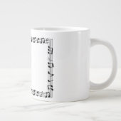 Drôle Vieux Homme Guitare Mug (Droite)